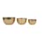 Hello Honey® Hammered Metallic Stainless Steel Bowls Set